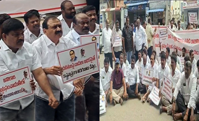 Ysrcp-Protest-At-Tirupati-Rural-Police-Station.jpg