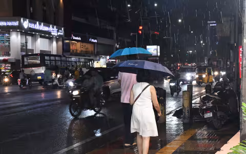 హైదరాబాద్&zwnj; నగరంలో ఓ మోస్తరు వర్షం
