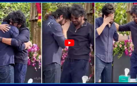 Akhil Akkineni And Nagarjuna Emotional At Lenin Success Celebrations