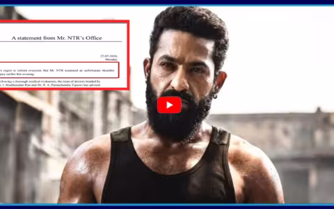 Jr NTR Suffers Shoulder Injury