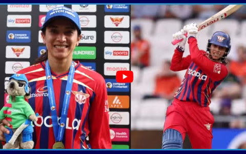 Smriti Mandhanas Explosive Batting Vs Sunrisers Leeds