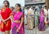తిరుమల శ్రీవారి సేవలో 'ఛాంపియన్' హీరోహీరోయిన్ (ఫొటోలు)