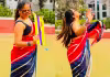 సంక్రాంతి పతంగులు ఎగరేస్తోన్న అనసూయ (ఫోటోలు)