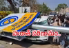 కారు మీద కూలిన భారీ స్తంభం.. ఎస్&zwnj;పీ నేత మృతి