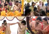 సొంతూరులో సత్యనారాయణ స్వామి వ్రతం.. విజయ్&zwnj;, రష్మిక స్పెషల్&zwnj; (ఫోటోలు)