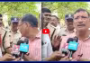 మీడియా ముందే పోలీసుల ఓవరాక్షన్