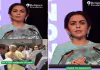 ఆక్వా కలర్&zwnj; బనారసీ చీరలో నీతా అంబానీ అందమైన లుక్&zwnj;..!