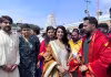 తిరుమల శ్రీవారి సేవలో 'మా ఇంటి బంగారం' టీమ్ (ఫోటోలు)