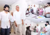 కొండపాక శ్రీ సత్య సాయి సంజీవని ఆసుపత్రిలో విజయ్ దేవరకొండ (ఫొటోలు)