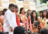 హైదరాబాద్ కూకట్&zwnj;పల్లిలో సందడి చేసిన హీరోయిన్ లావణ్య త్రిపాఠి (ఫోటోలు)