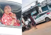 కారుతో మహిళ బీభత్సం
