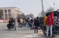 Four Men Attack Woman Punjab Viral Video - Sakshi
