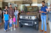 Maruti 5 door Jimny First Deliveries Start in India - Sakshi