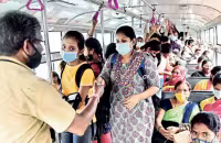 TSRTC introduces T-9 ticket in village light bus - Sakshi