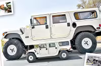 Worlds Biggest Hummer With Bedroom Kitchen And Bathroom Inside - Sakshi