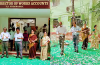 In The Office Of The Director Of Accounts Grand Bathukamma Celebrations - Sakshi