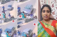 Woman Died In Road Accident at Hanamkonda - Sakshi