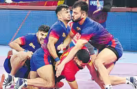 Dabang Delhi team won the tenth season of Pro Kabaddi League - Sakshi