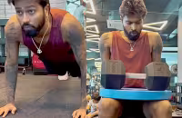 Hardik Pandya sweats out in gym ahead of IPL 2024 return - Sakshi