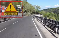 Road Accident At Tirumala Ghat Road - Sakshi